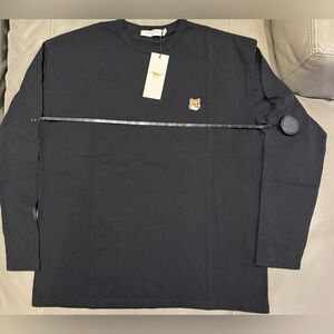 MAISON KITSUNÉ Fox Head Patch Regular T-Shirt Unisex Large
